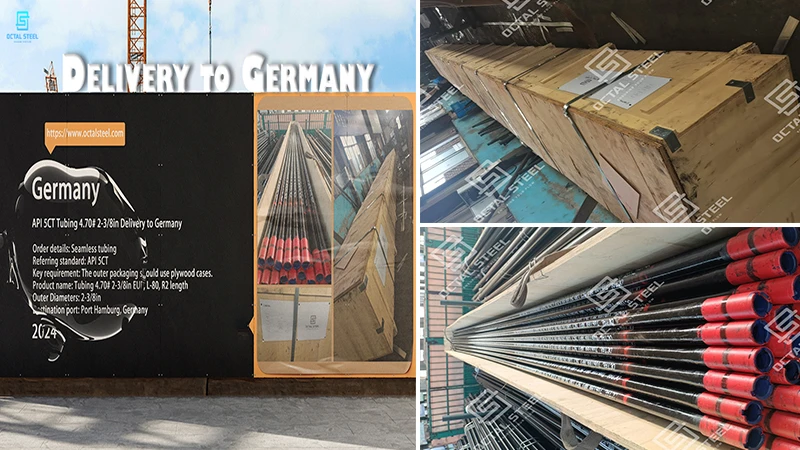 API 5CT Tubing 470 2-38in Delivery to Germany High-Quality L-80 EUE R2 Standard Tubing