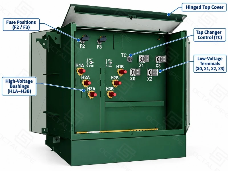 Pad Mounted Transformer Internal Components Pad Mounted Transformer Internal Components
