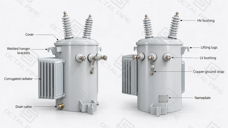 pole mounted transformer construction pole mounted transformer construction